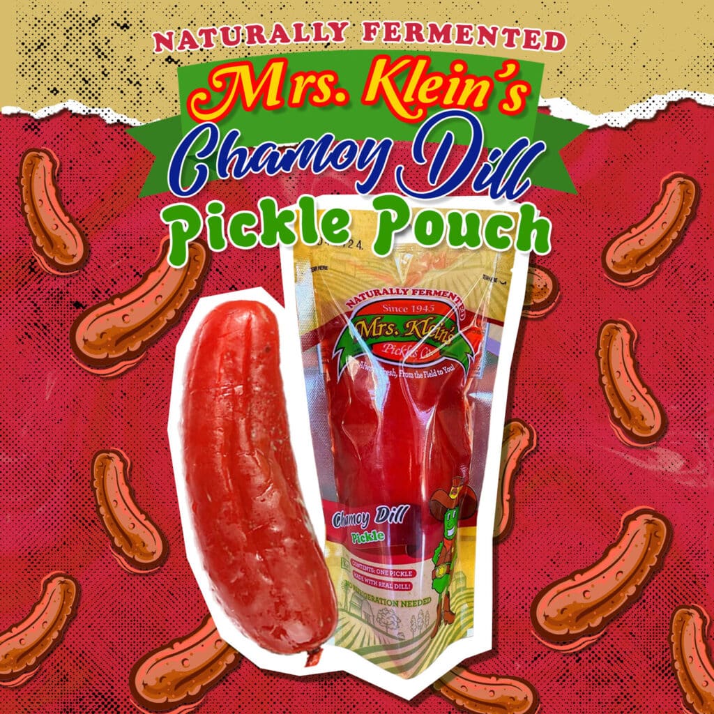 Mrs. Klein's Chamoy Dill Pickle Pouch Rustito's Dulces